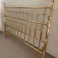 Letto in ottone “riva di cantu” bagno oro