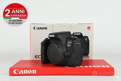 Canon 77D USATO GARANTITO PER DUE ANNI