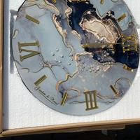 Orologio 40cm effetto marmo
