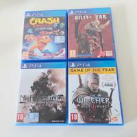 Giochi Ps4 - Crash Guilty Nier Witcher 3