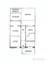 Indipendente - con veranda e cortile