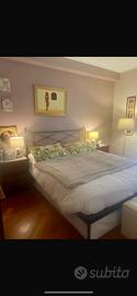 Letto in ferro battuto con Contenitore Ciacci