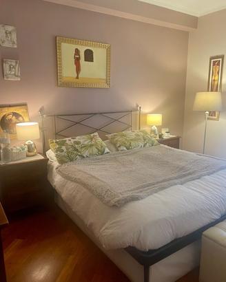 Letto in ferro battuto con Contenitore Ciacci