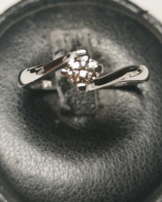 Anello Solitario Valentino 0.20ct