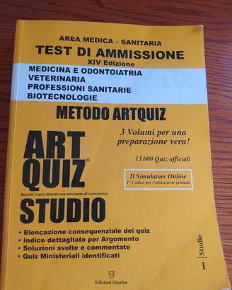 ARTQUIZ STUDIO per test Med, Odonto, Vet, PS