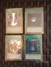 4 carte di Yu-Gi-Oh Gold rare pgl2 ita 