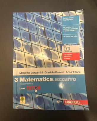 Libro matematica zanichelli terza edizione
