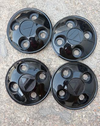 KIT 4 BORCHIE COPRIMOZZO ORIG AUTOBIANCHI A112 NER
