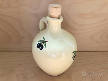 Bottiglia portaolio in ceramica