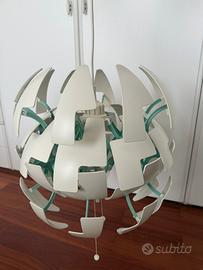 Lampadario Ikea PS 2014 bianco/turchese