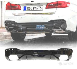 DIFUSORE BMW G30 G31 LOOK M PERFORMANCE NERO LUCID