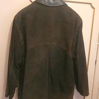 Giubbino uomo vera pelle scamosciato 