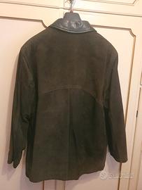 Giubbino uomo vera pelle scamosciato 