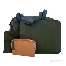 Borsa ventiquattrore Piquadro verde salvia