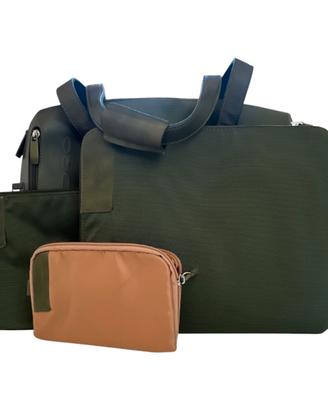Borsa ventiquattrore Piquadro verde salvia