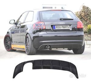 DIFFUSORE AUDI A3 8P 08-13 LOOK RS3
