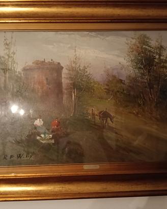 Quadro pittore Wolly