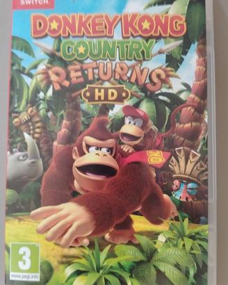 DONKEY KONG COUNTRY RETURNS HD PER NINTENDO SWITCH