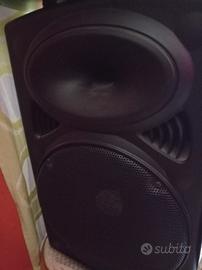 cassa caraoke 250 w, trolley