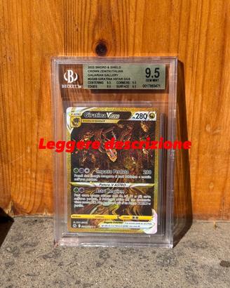Giratina VAstro Gold BGS 9.5 Zenith Regale GG69