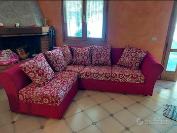 Divano ad angolo in 2 pezzi_ Come nuovo