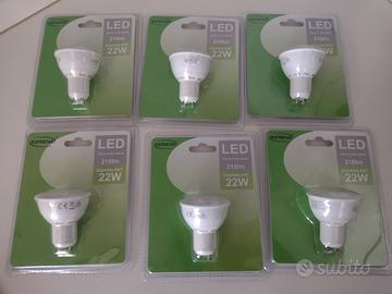 Stock 6 NUOVE lampadine Led GU10