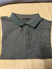 Polo emporio armani verde militare