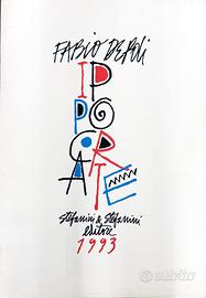 Fabio De Poli pittore quadro litografia Ippocrate