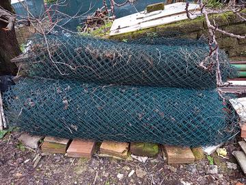 Rete metallica plastificata