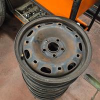 4 cerchioni in ferro 5jx14h2 et35