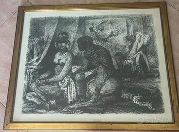 Salvatore fiume litografia