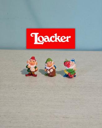 Gnometti Loacker - 4 personaggi vintage 1996