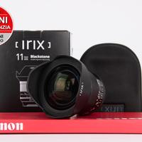Irix 11mm f4 Blackstone Canon USATO GARANTITO PER