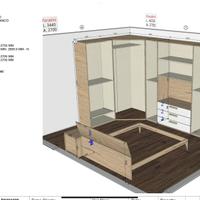 Armadio con cabina armadio