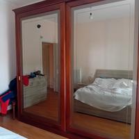 armadio 2 ante specchio scorrevoli