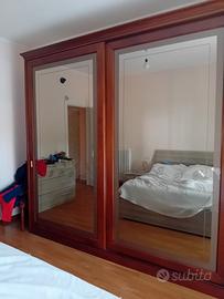 armadio 2 ante specchio scorrevoli