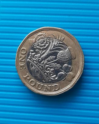 ONE POUND MONETA REGINA ELISABETTA 2016