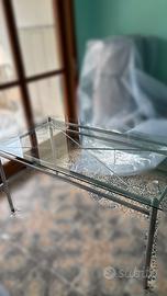 Set Tavolo di Vetro e 6 Sedie