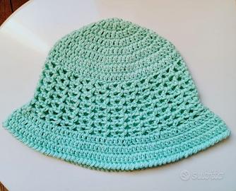 cappello pescatora in cotone 100% fatto a mano