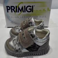 Scarpe Primigi 18 bambina argento pelle 