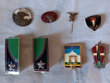 ALPINI: vecchi DISTINTIVI e MOSTRINE
