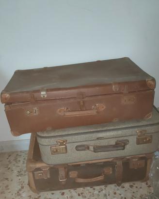 Tris di valigie vintage