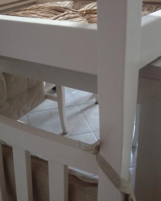 sedie legno, solo due shabby diverse 