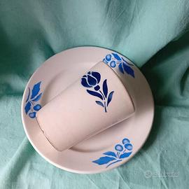 Set Wilhelmsburg  majolica  Austria aerografo '40