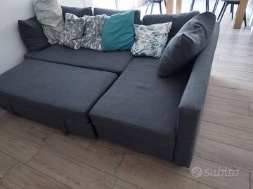 divano 4 posti con penisola contenitore /letto