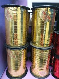 10 bovine da 91 metri colore oro per regali nuovi 