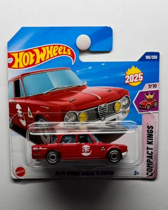 Hot Wheels Alfa Romeo Giulia TI Super Rosso 2025