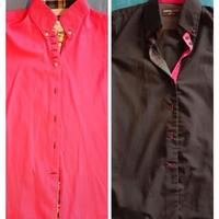 Coppia di camicie nuove, in cotone, Slim fit