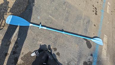 Pagaia convertibile SUP kayak 100 blu decathlon 