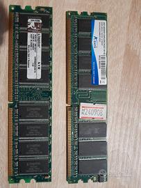 Coppia RAM da 1 GB x 2 400 mhz DDR